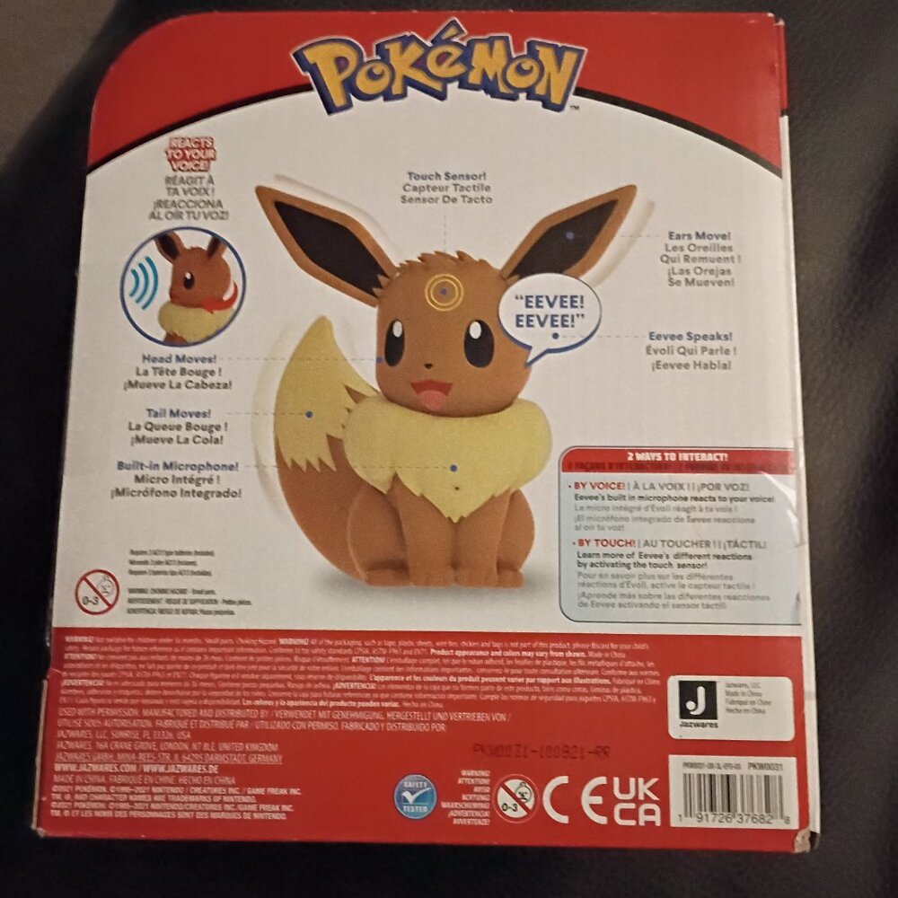 NIB Pokemon My Partner Eevee - Picture 2 of 4